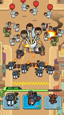 厕所大战：马桶人vs监控人(Alien Fight: Police vs Zombie) 第3张图