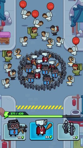 厕所大战：马桶人vs监控人(Alien Fight: Police vs Zombie) 第4张图