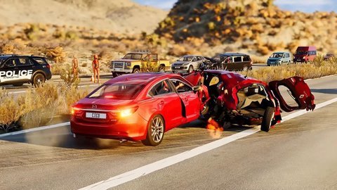 碰撞模拟测试驾驶汽车(Crash Dummy Test : Drive Car) 第1张图