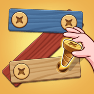 木螺母和螺栓拼图(Wood Nuts & Bolts Puzzle)