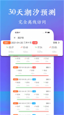 潮汐表APP